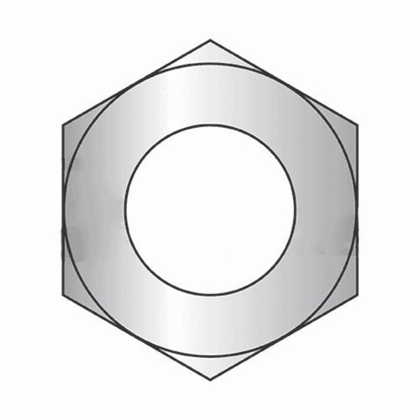 Newport Fasteners Hex Nut, M5-0.8, Stainless Steel, Not Graded, Plain, 4 mm Ht, 100 PK 598942-PR-100